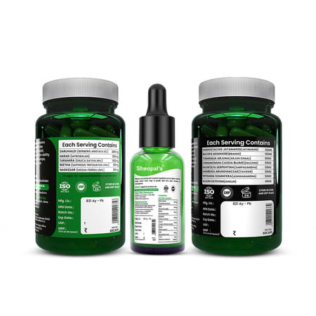 Sheopal'S Pilohem & Hyper Combo Relief For Hemorrhoids & Hypertension Suppor 30ml Oil & 60 Capsule