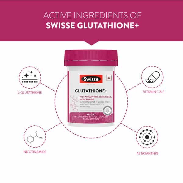 Swisse Beauty Glutathione+ Capsule 30 No's