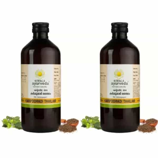 Kerala Ayurveda Karpooradi Thailam 450 Ml X Pack Of 2 (Pack Of 2)