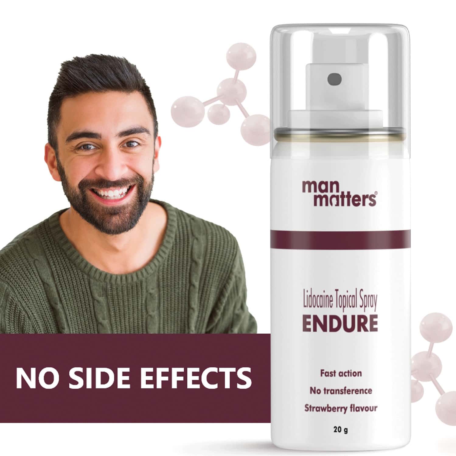 Buy MAN MATTERS KIT FOR ENDURANCE DELAY SPRAY (20G) + EFFERVESCENT