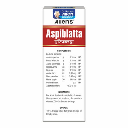Allen Laboratories Aspiblatta Drops (30 Ml X 2 Packs)