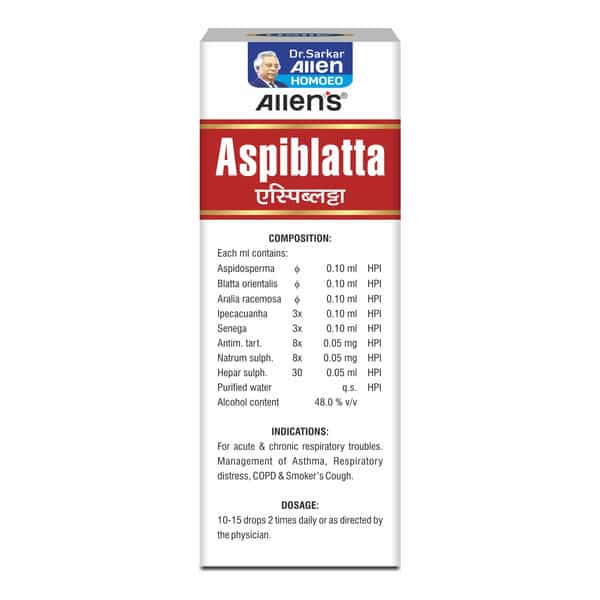 Allen Laboratories Aspiblatta Drops (30 Ml X 2 Packs)