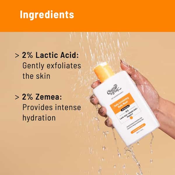 Chemist At Play Exfoliating Body Wash With Ceramides | Gently Exfoliates & Makes Skin Smooth 236 Ml
