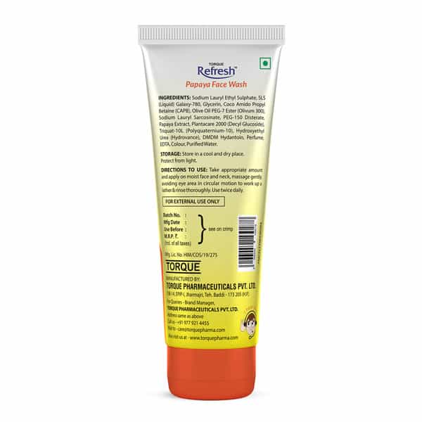 Refresh Papaya Face Wash 100Ml | Pack Of 2