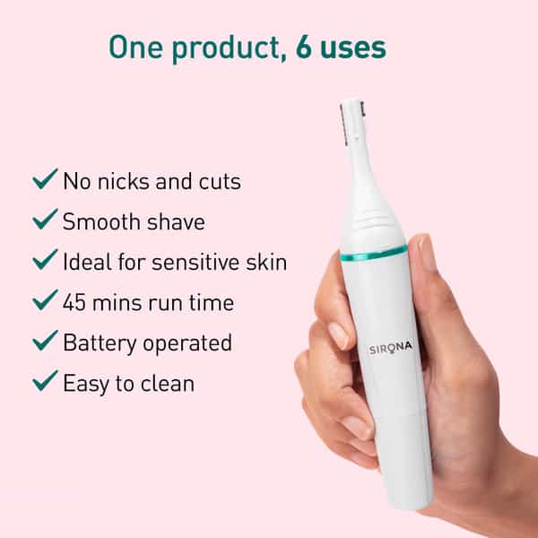 Sirona 6-In-1 Electric Trimmer For Women - 1 Trimmer
