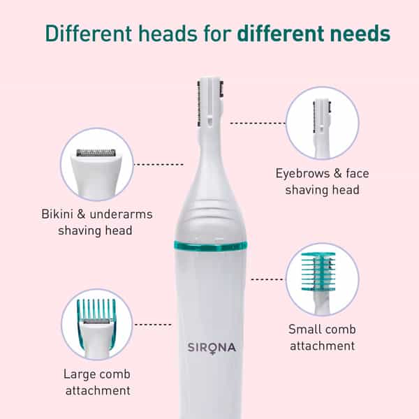 Sirona 6-In-1 Electric Trimmer For Women - 1 Trimmer