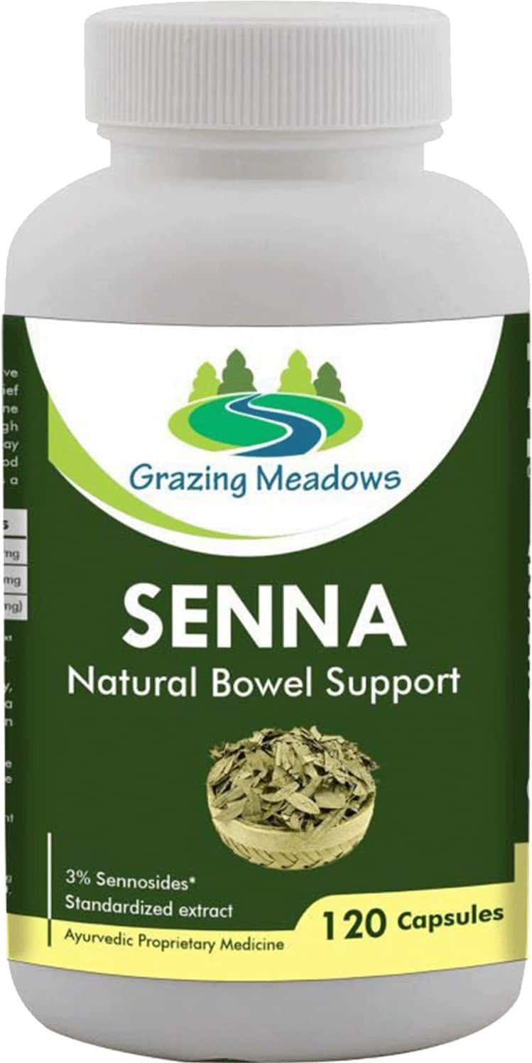 Grazing Meadows Senna Capsules Senna Leaves 120 Capsules