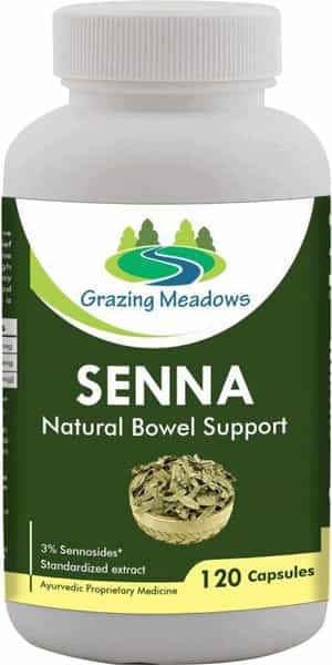 Grazing Meadows Senna Capsules Senna Leaves 120 Capsules