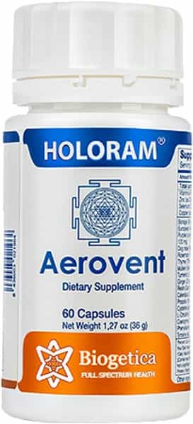 Biogetica Aerovent  Cold & Cough Capsules  Bottle Of 60