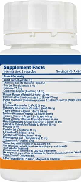 Biogetica Aerovent  Cold & Cough Capsules  Bottle Of 60