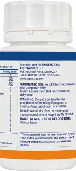 Biogetica Aerovent  Cold & Cough Capsules  Bottle Of 60