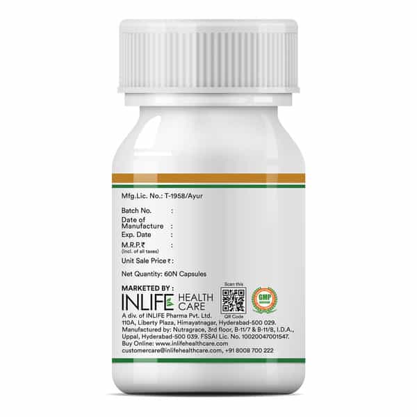 Inlife Neem Seed Oil Supplement 500Mg (60 Vegetarian Capsules)