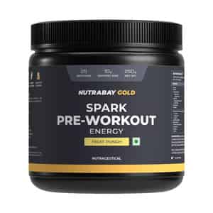 Nutrabay Gold Spark Pre Workout - 250g Fruit Punch 25 Servings