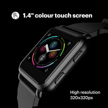 Noise Colorfit Nav+ Smartwatch (Stealth Black)