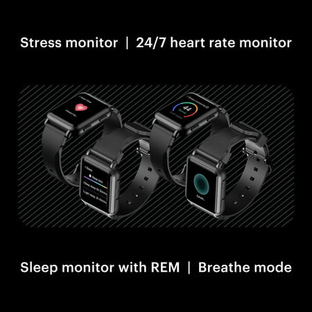 Noise Colorfit Nav+ Smartwatch (Stealth Black)