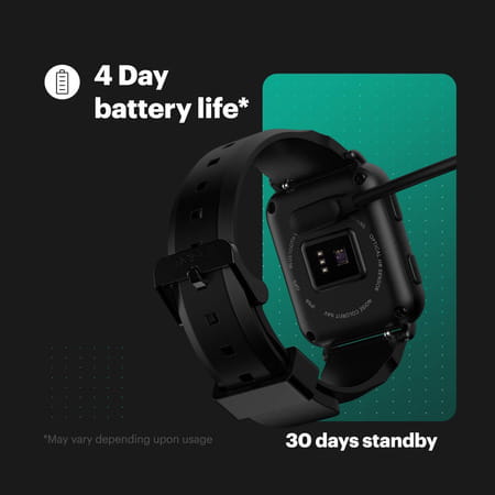 Noise Colorfit Nav+ Smartwatch (Stealth Black)