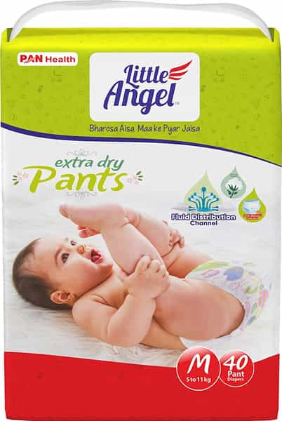 Little Angel Baby Pull Ups Medium Diapers 40