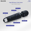 Waldon Personal Handheld Wand Massager Cordless 8 Speed Mode For Pain Relief (Black)