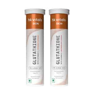 Hk Vitals Glutathione | L-glutathione Effervescent Tablet | Orange & Watermelon | 15n