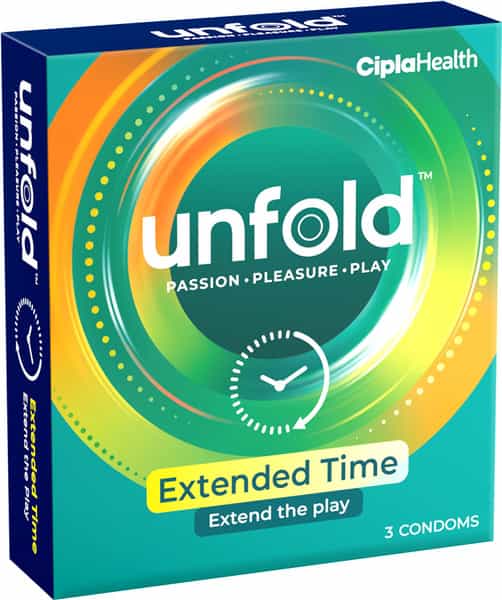 Unfold Extended Time Box Of 3 Condoms