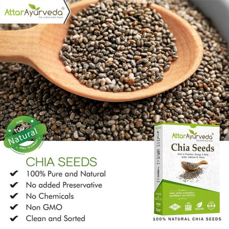 Attar Ayurveda Chia Seeds 250 Grams