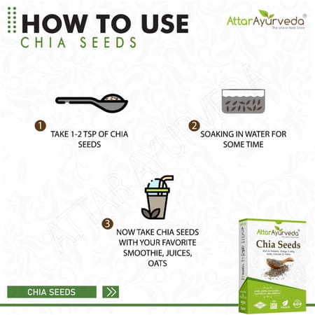 Attar Ayurveda Chia Seeds 250 Grams