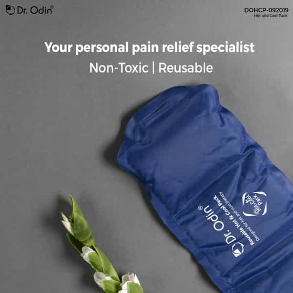 Dr. Odin Reusable Hot And Cold Pack | Washable Cover & Adjustable Strap | Microwaveable