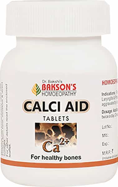 Dr Bakshi's Bakson Homoeopathy Calci Aid Tablet 75 Pack Of 2