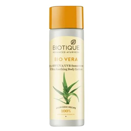 Biotique Bio Vera Spf 75+ Sunscreen Ultra Soothing Lotion 190ml