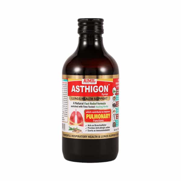 Aimil Asthigon Lungs Health Support Bottle Of 200Ml Syrup