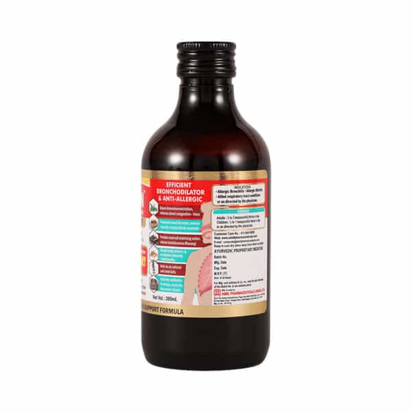Aimil Asthigon Lungs Health Support Bottle Of 200Ml Syrup
