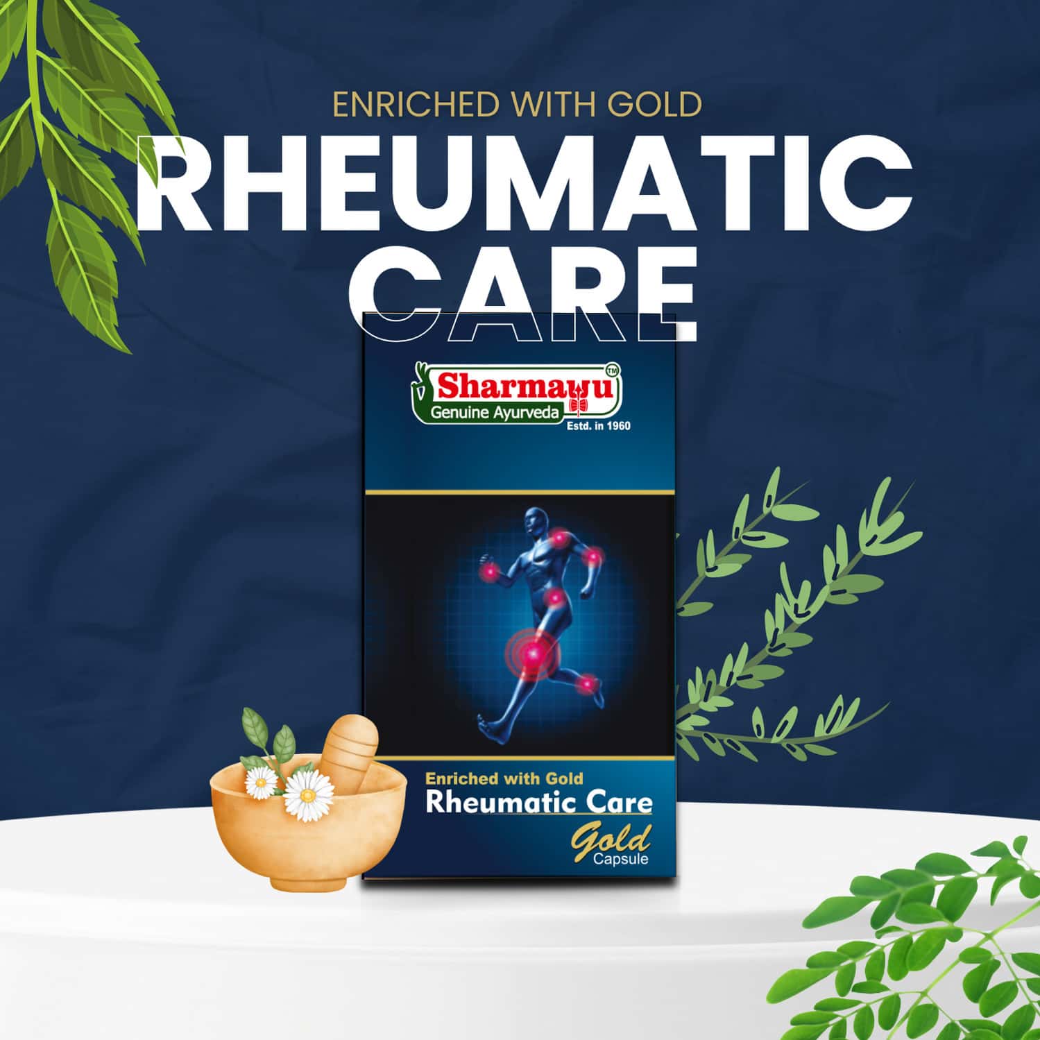 Sharmayu Rheumatic Care Gold Capsule - 10n