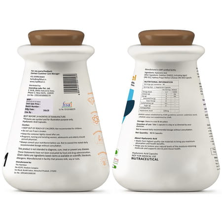 Myfitfuel Hyaluronic Acid | (100 Mg) | 90 Capsules