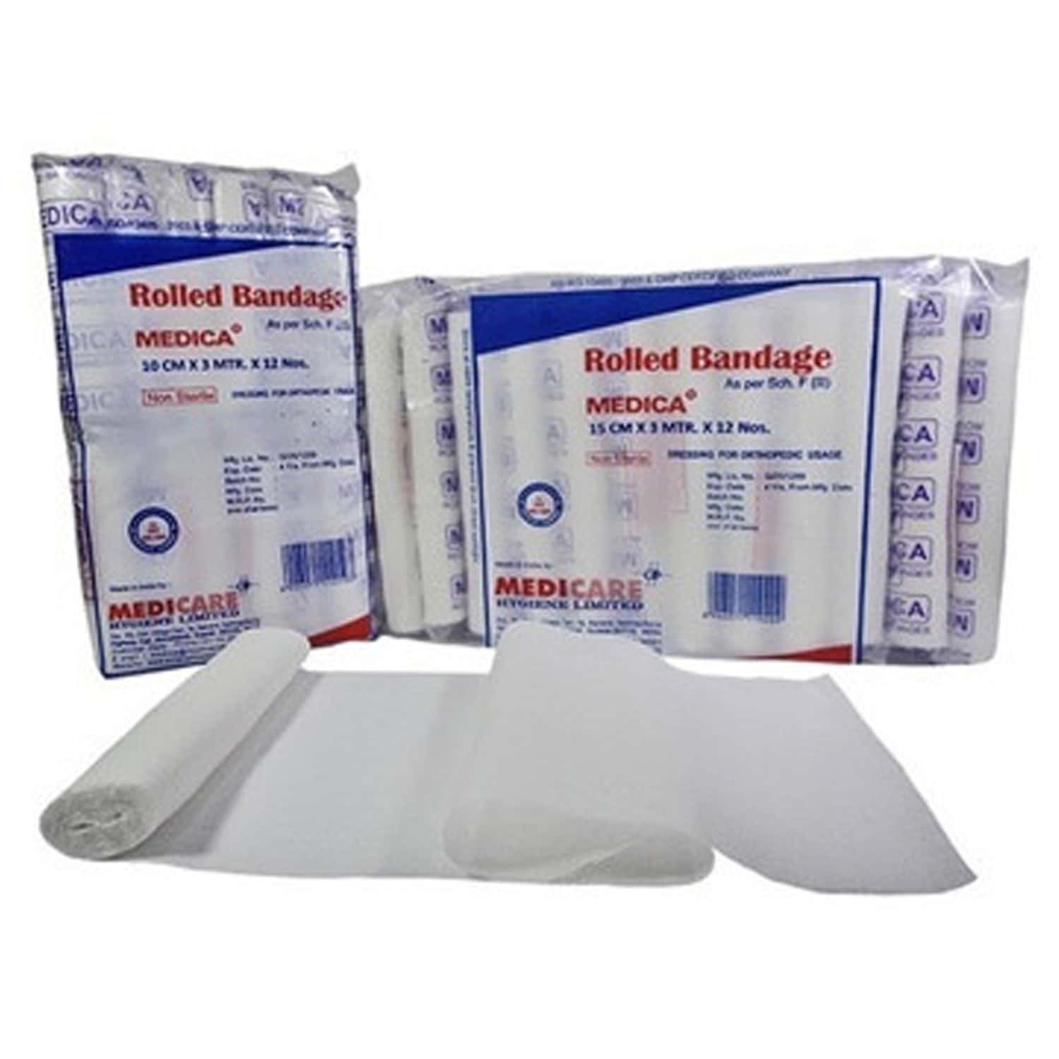 Medica Rolled Bandage (5cm) (Pack Of 4)