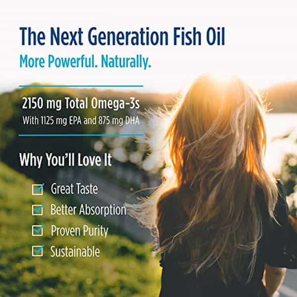 Nordic Naturals Ultimate Omega 2X 2150 Mg Omega 3 Fish Oil + Epa And Dha For Men & Women 180Softgels