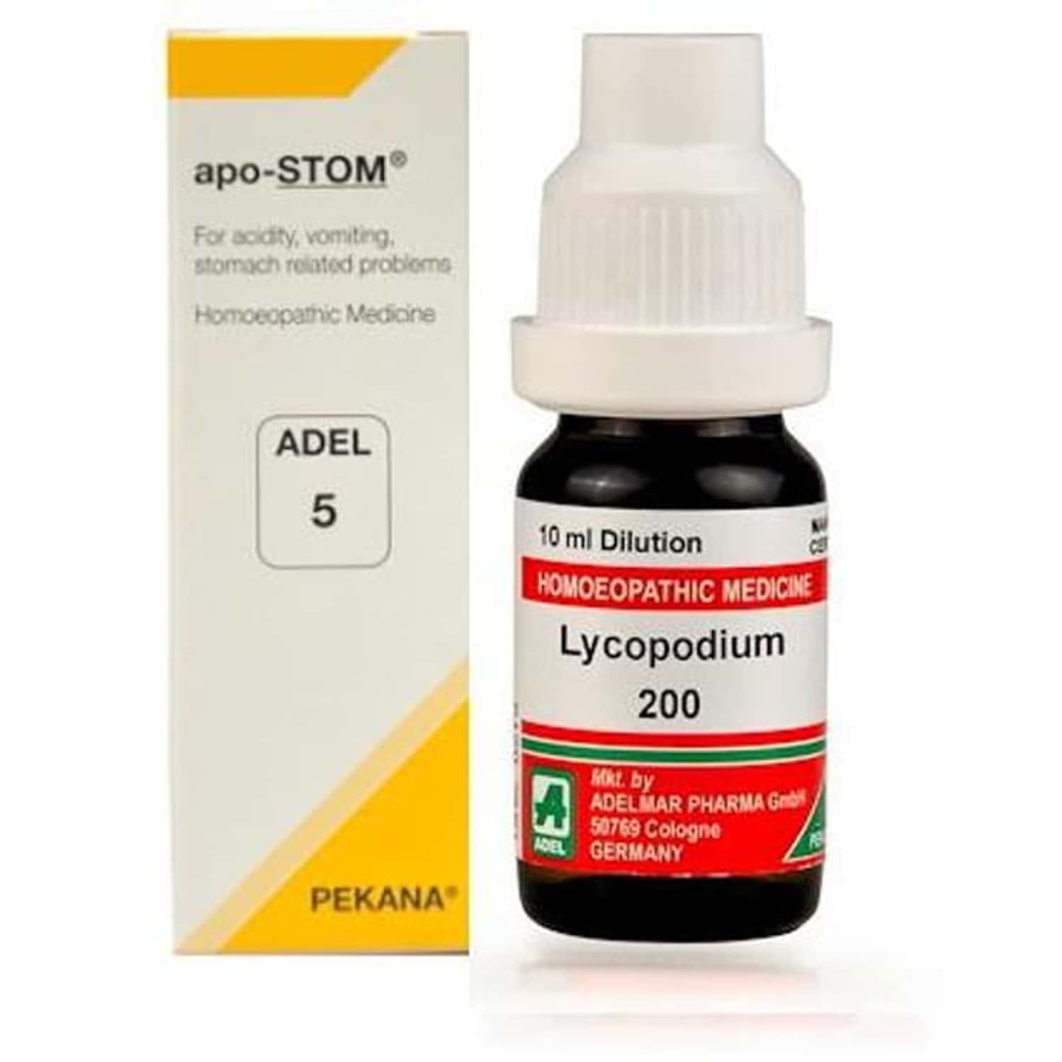 Adel Stomach Care Combo (adel 5 + Lycopodium Clavatum Dilution) 1 No's