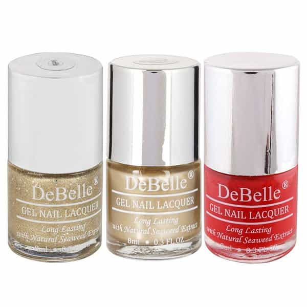 Debelle Gel Nail Polish Combo Set Of 5 Canopus | Aurora- 40 Ml (8 Ml Each) Rakhi Gifts