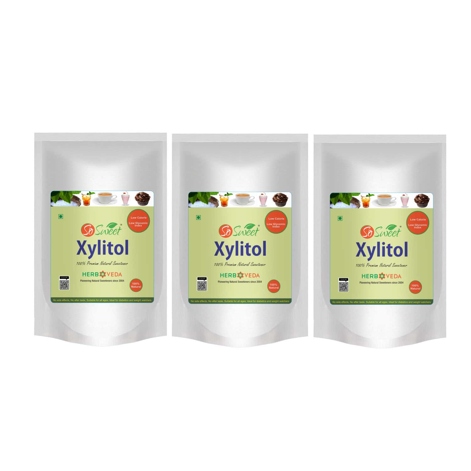 Buy SO SWEET XYLITOL POWDER 250GM NATURAL SWEETENER (PACK OF 2) Online