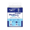 Medisuperdry Adult Diaper Pants (M) | Pull-Ups | Elastic Waist Size 71-110 Cm | 10 Piece