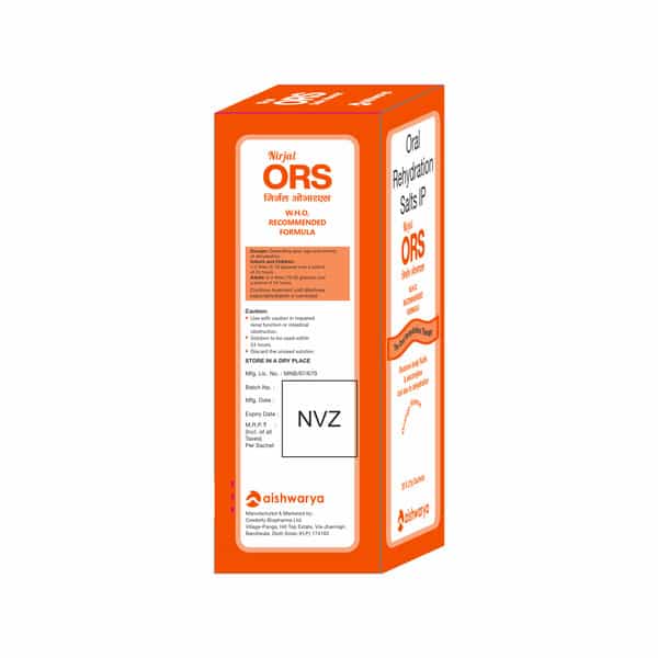 Nirjal Ors Orange Flavour Oral Powder Sachet Of 21Gm