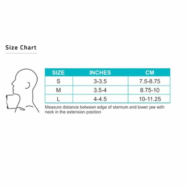 Tynor Cervical Collar Soft With Chin Size Medium 1