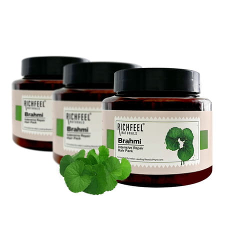 Brahmi Hair Pack 500 Gms Pack Of 3