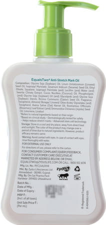 Equalstwo Anti Stretch Mark Oil 200ml