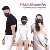 Frido Ultimate Pro Copper Treated Mask|Nose Clip|Ear Loop|Washable|Imported|Large Size (Pack Of 2)