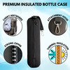 Outer Woods Insulin Cooler Bottle Case With 6 Mini Ice Gel Packs | 20+ Hrs Cooling | Small - Black