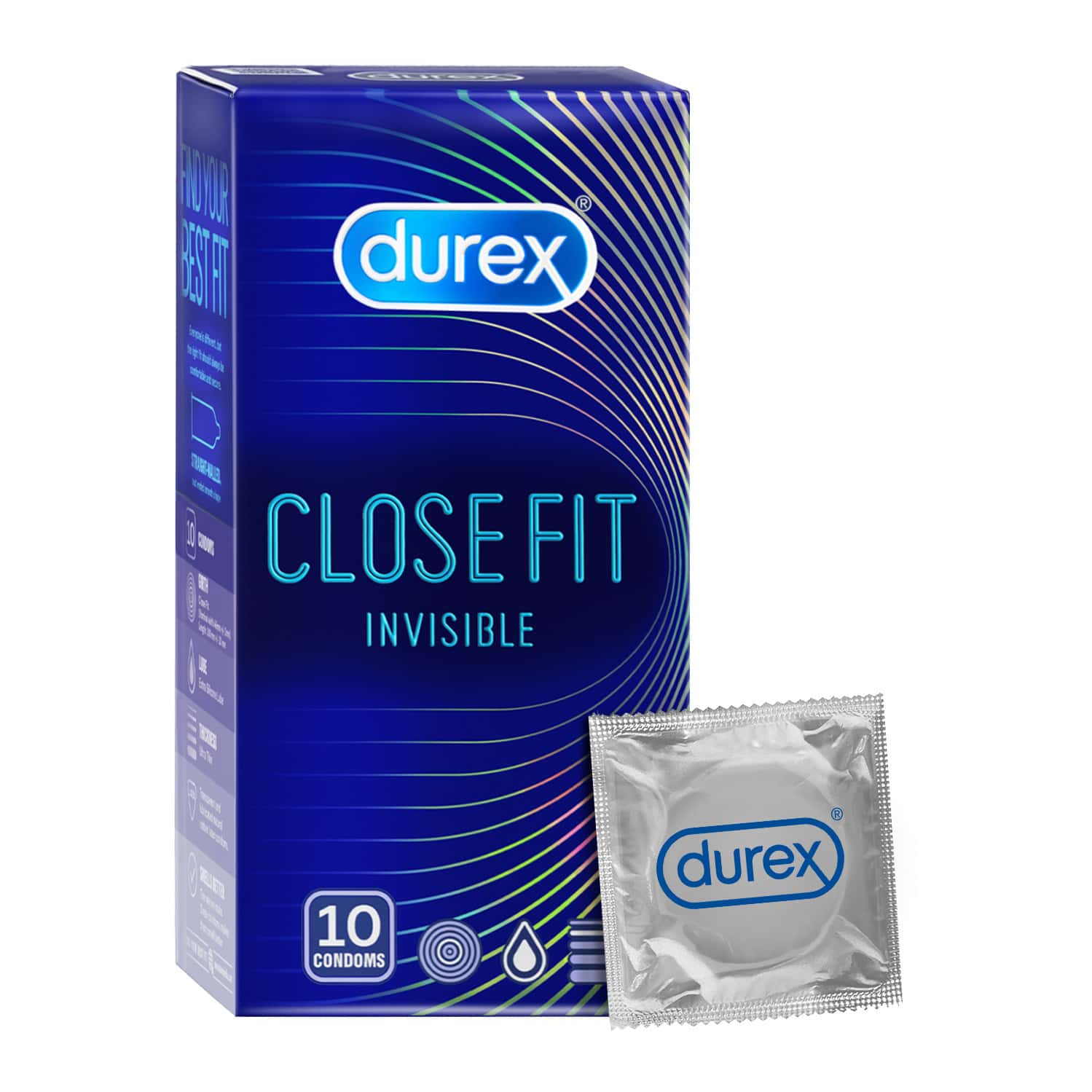 Durex Close Fit Invisible Condom (10 Pieces)