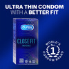 Durex Close Fit Invisible Condom (10 Pieces)