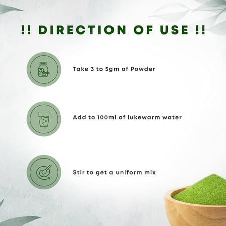 Four Seasons Wheatgrass Powder 100g| Boost Immunity & Energy, Detox | Healthy Metabolism (Pack Of 2)