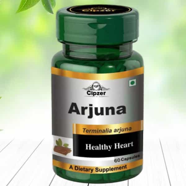 Cipzer Arjuna Capsule | Helps To Maintain Healthy Heart Functions(Pack Of 1)-60 Capsules