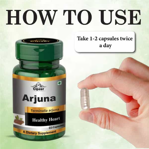 Cipzer Arjuna Capsule | Helps To Maintain Healthy Heart Functions(Pack Of 1)-60 Capsules